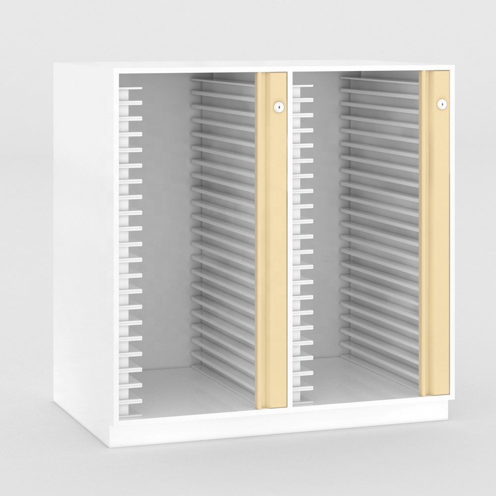 Professional Stainless Steel Medical Record Lockable Office File Storage Cabinet Modern Digital Serial for Workshop Gym