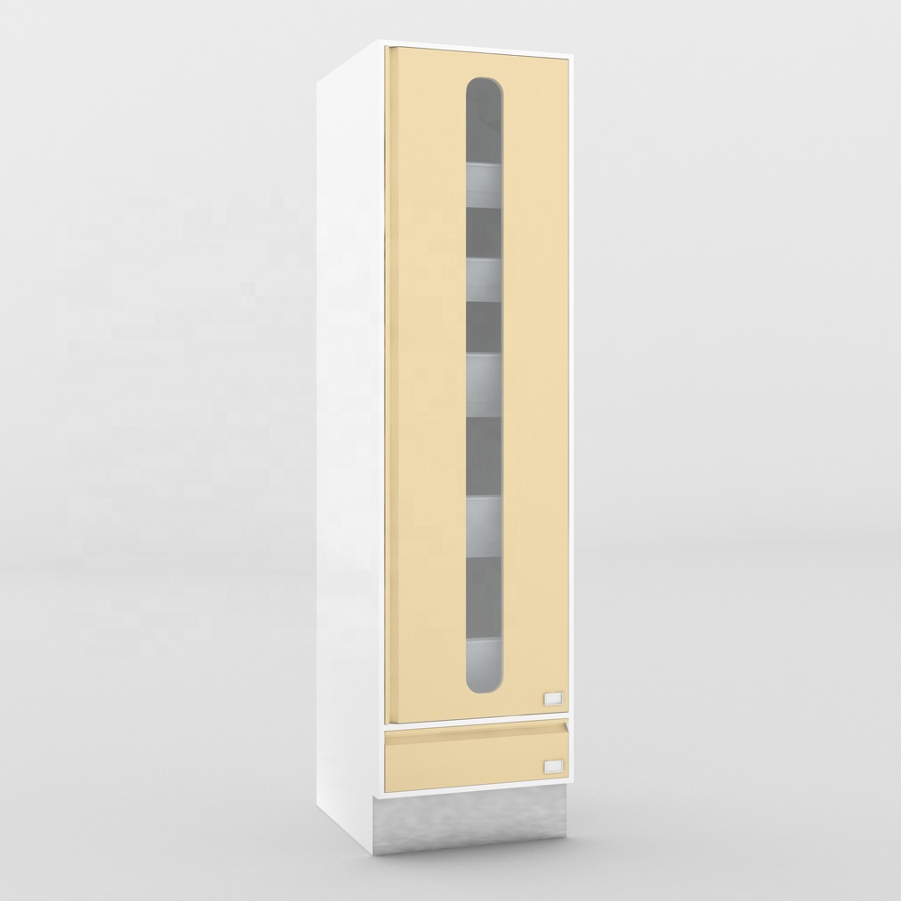 Premium Large Standing Stainless Steel Hospital Cabinets IV Infusion Furniture for Dental Use Medical Storage Solution