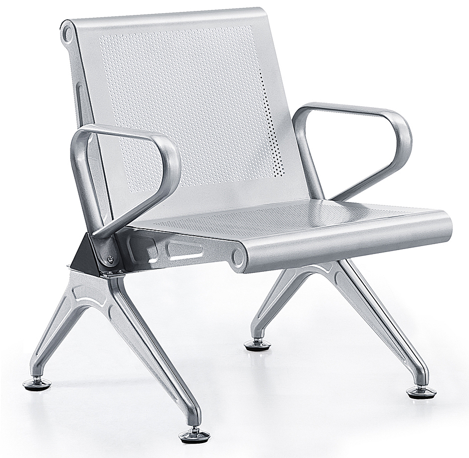Hospital Waiting Room Three-Seater Stainless Steel Chair with Modern Design Durable Eco-Friendly Construction for Commercial Use