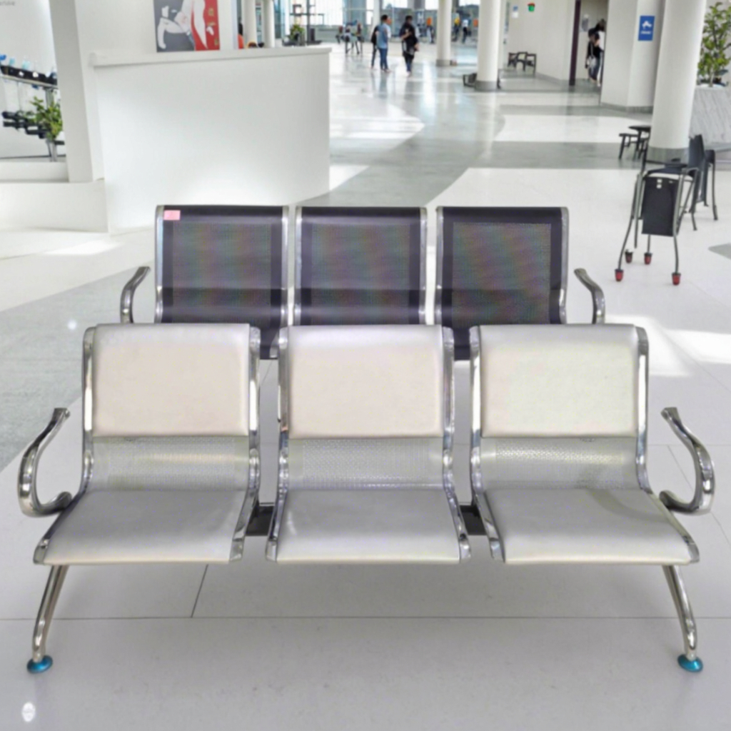 High Quality Customized Modern 1-5 Seat PU Aluminum Alloy Hospital Waiting Chairs 5-Year Warranty for School Gym Clinic Dental