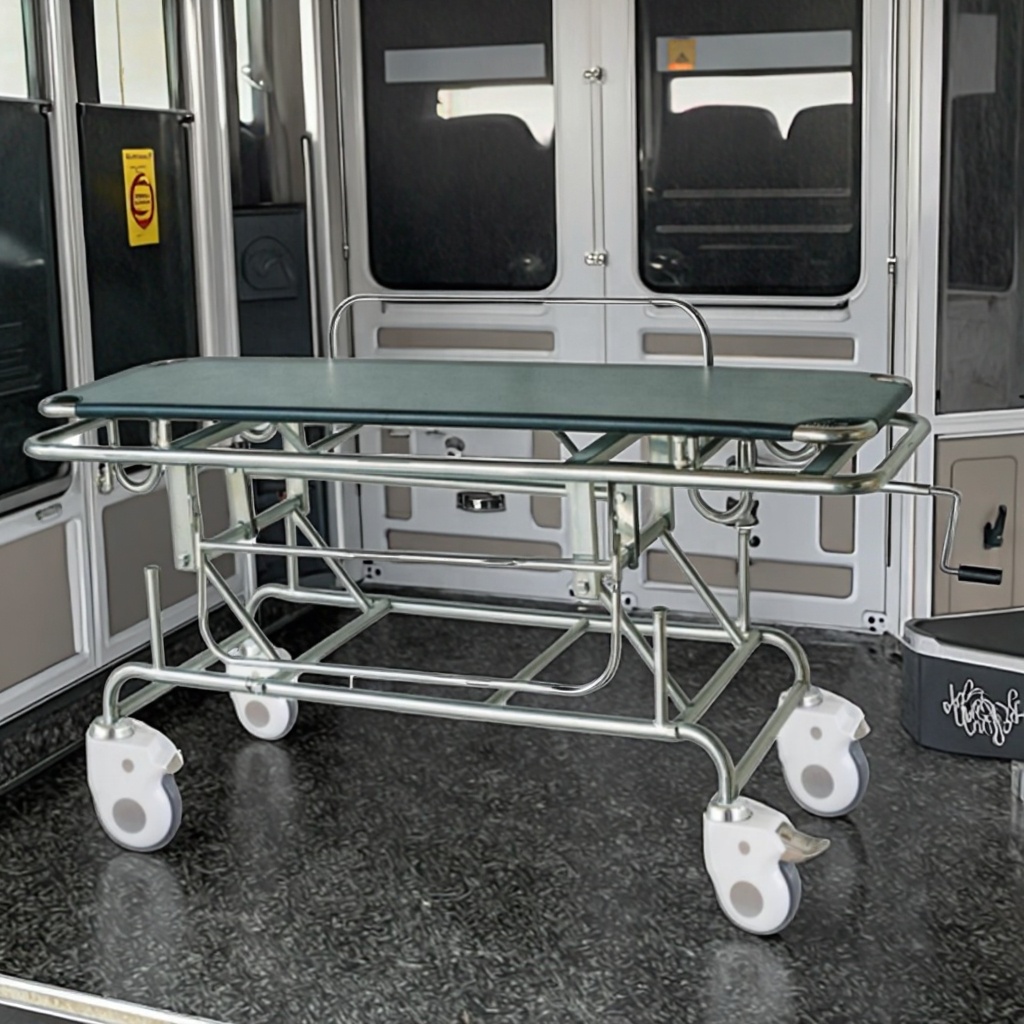 Emergency Durable Metal Detachable Hospital Bed Quick-Lock Foldable System CE ISO Certified 2-Year Warranty Infusion Adjustable