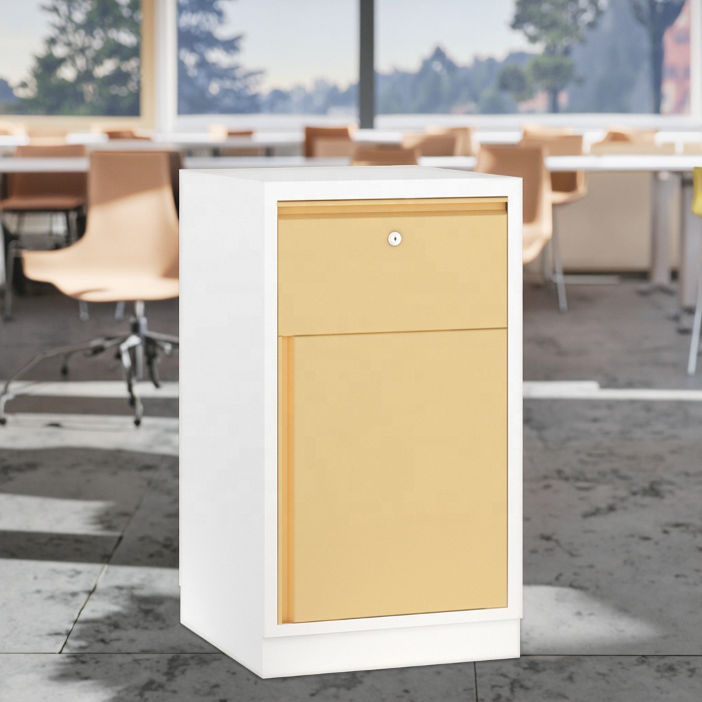 Medical Grade Modern Hospital Cabinet Single Drawer Sterile Instrument Storage Unit Antimicrobial Coat Full Extension School