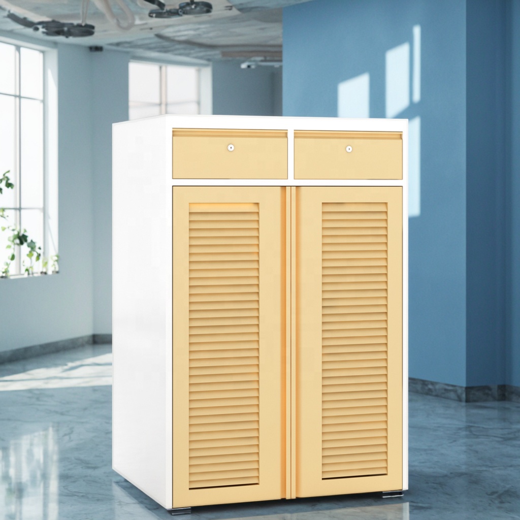 Mobile Durable Multi-Function Modern Healthcare Records Trolley Cabinet 850mm Patient Charts Lockable Doors Stainless Steel