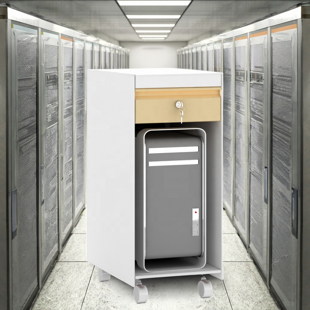 Modern Heavy Duty Stainless Steel Eco-Friendly Server Rack Unit Cabinet for Clinic School Workshop IT Systems 350mm Width