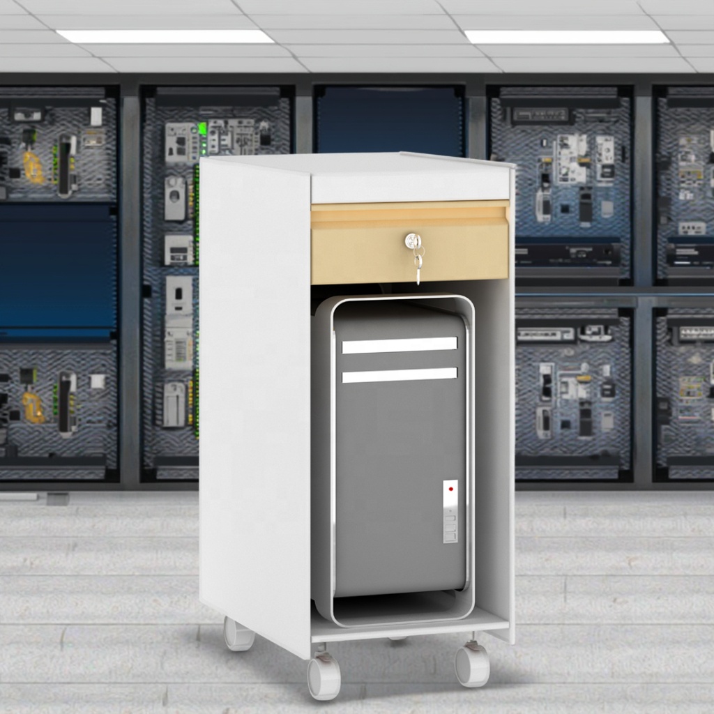 Industrial Computer Chassis Cabinet 380mm Server Storage Medical Data Centers Customizable Stainless Steel Enclosure Lockable