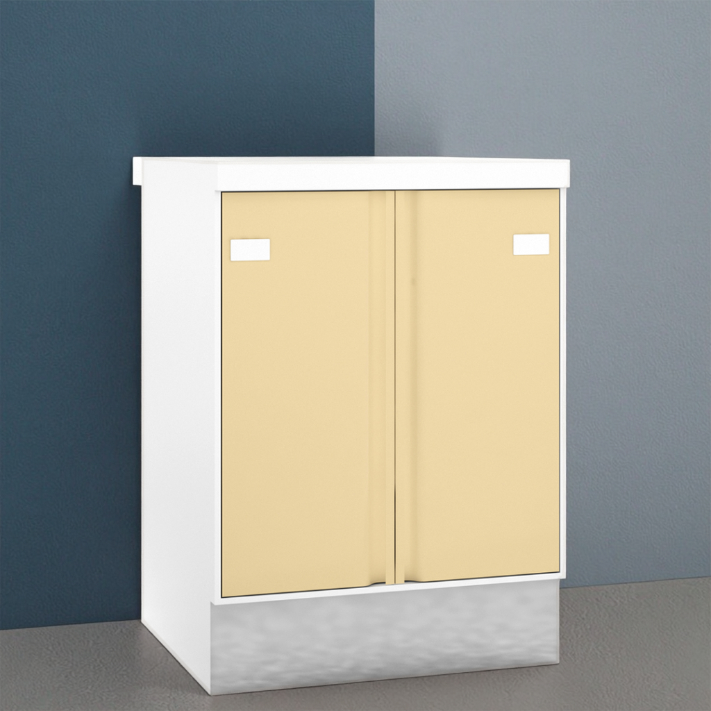 Heavy Duty Modern Hospital Double Door Undercounter Stainless Steel Storage Cabinet 800mm Medical Equipment Durable Lock System