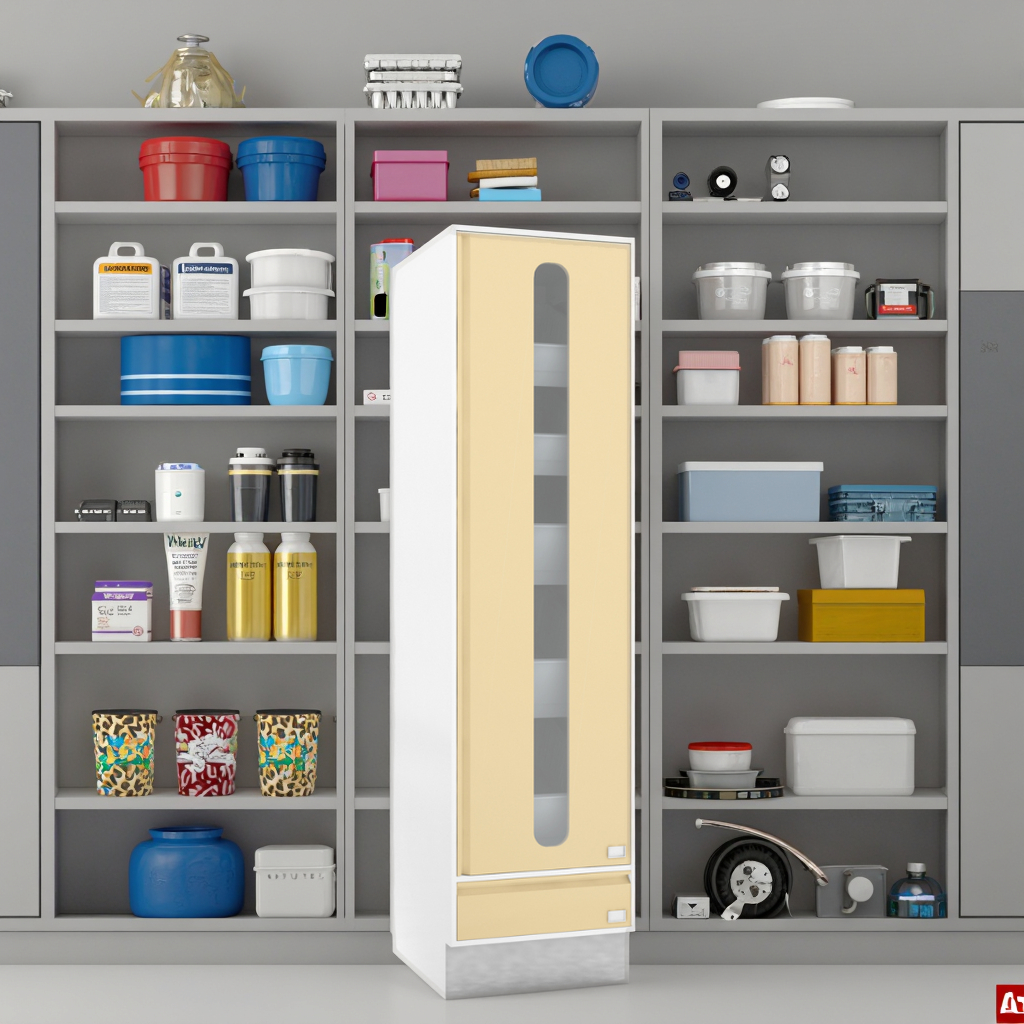 Modern Hospital Intravenous Fluid Dispensing Cabinet 990mm Metal School Use with Large Capacity Trays IV Solution Storage Unit