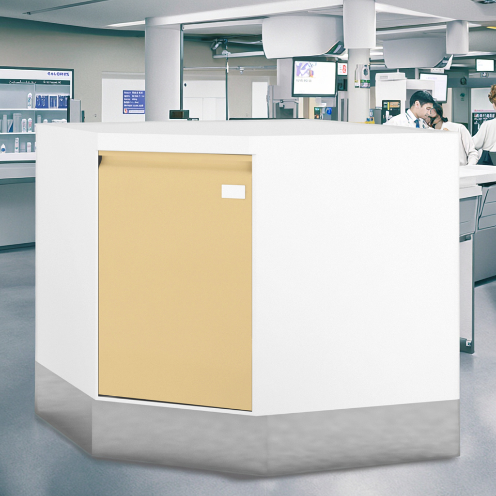 Multi-Angle Treatment Base Storage Unit 1020mm Stainless Steel Modern Pentagon Configuration Hospital Sterilization Centers