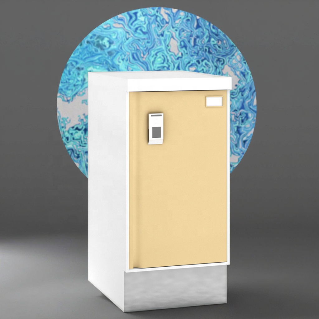 High-Security Stainless Steel Medication Locker System 490mm for Hospitals Tamper-Proof Design Temperature Monitoring Pharmacy