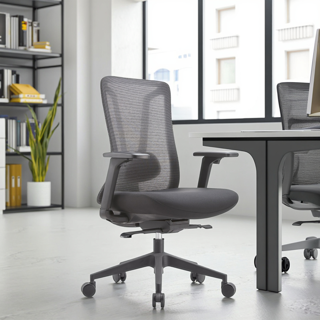Superior Back Support Professional PU Chair High Resilience Foam Environmentally Friendly Design Ergonomic Office Furniture