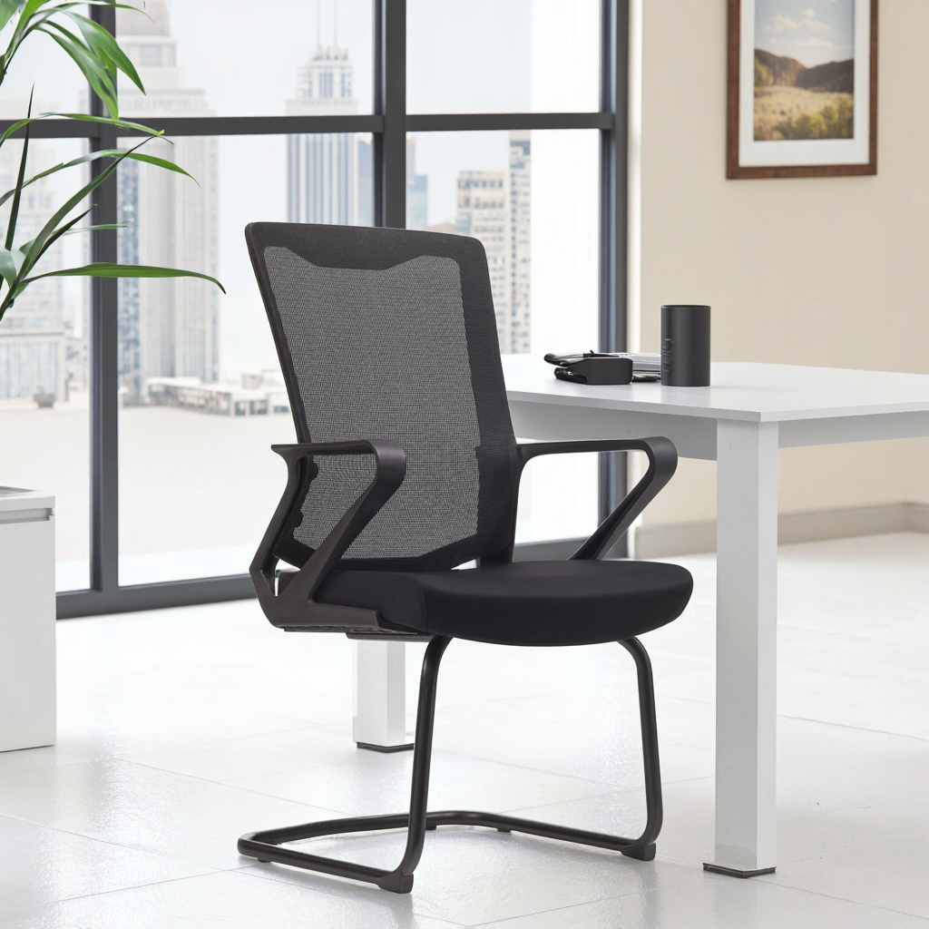 Modern Compact Folding Banquet Ergonomic Chairs PU Cushioned Seat Adjustable Height Reinforced Metal Frame Lightweight Portable