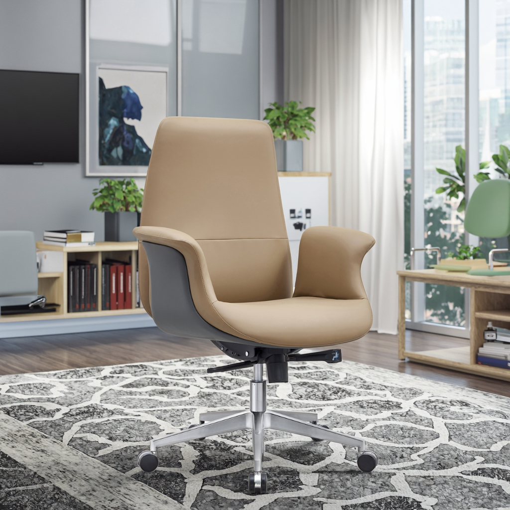 Full Mesh Fabric Leather Executive Adjustable Headrest Footrest Cheap Modern Recliner Swivel Ergonomic Office Chair Steel Base