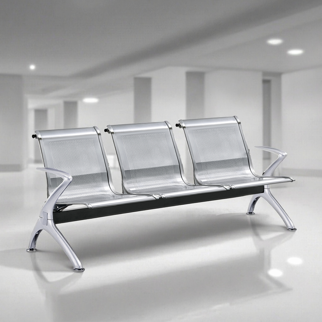 Stainless Steel Healthcare Chairs with Sanitary Edge for Medical Facilities