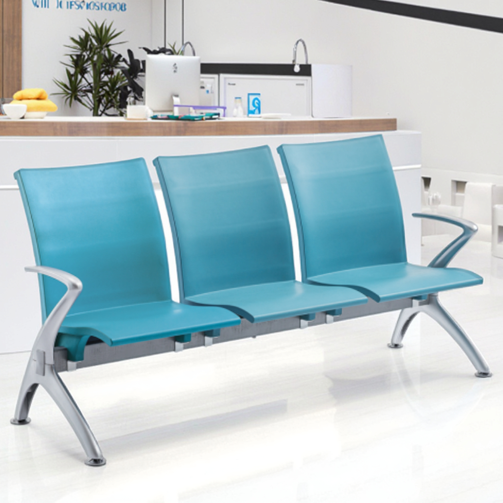 Reliable Standardized Hospital Seating Solutions Modern Steel Frame Configurable Durable