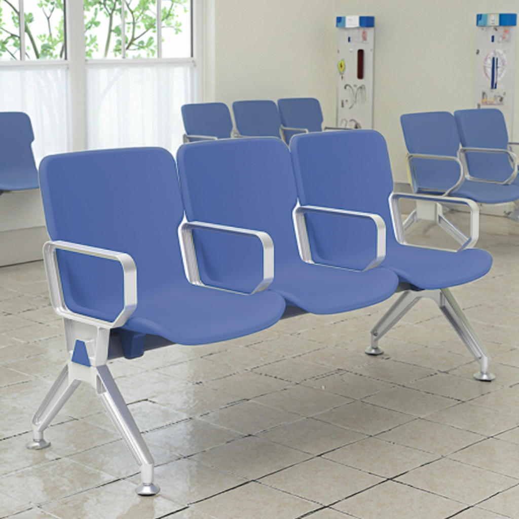 Durable Steel Modern Hospital & School Reception Room Furnishings for Corporate Interior Design