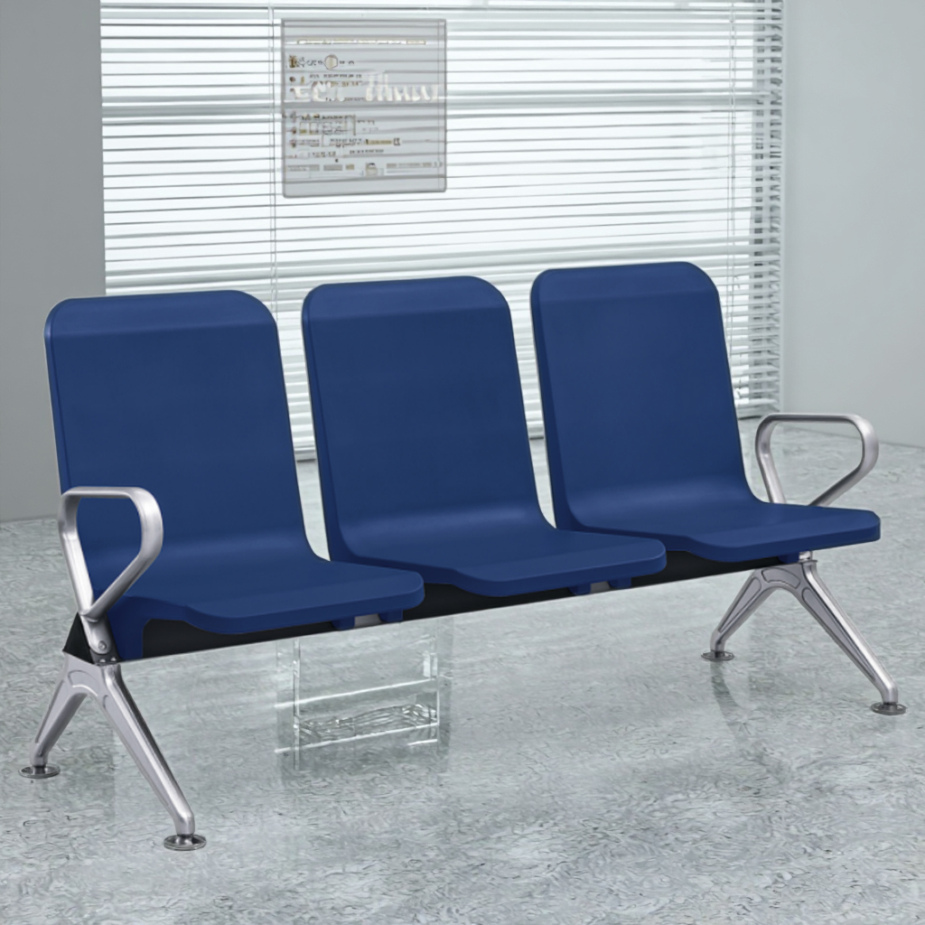 Industrial-Grade Steel Skeleton Seating for High-Usage Public Facilities