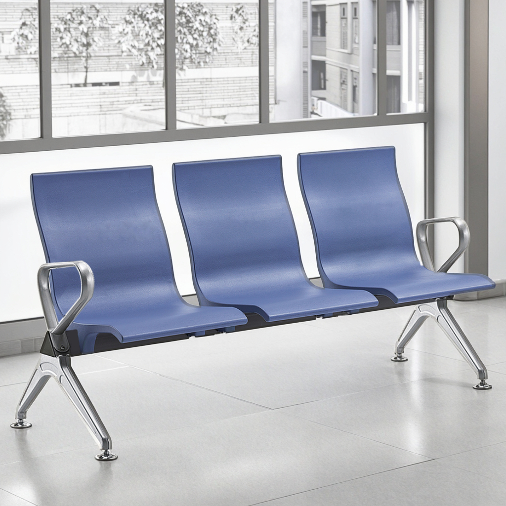 Standard Triple Support Beam Furniture Public Transportation Assembly