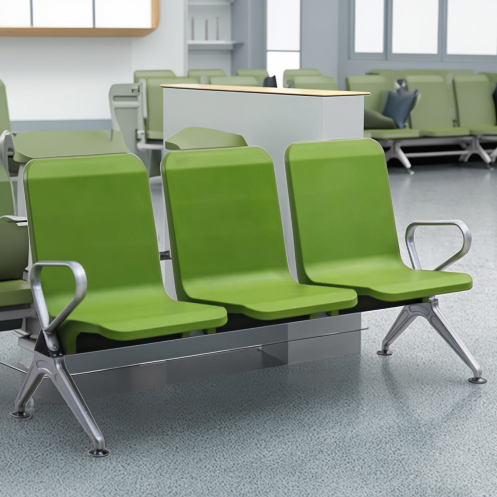 Sturdy Structural Seating Modules High Durability Public Environments