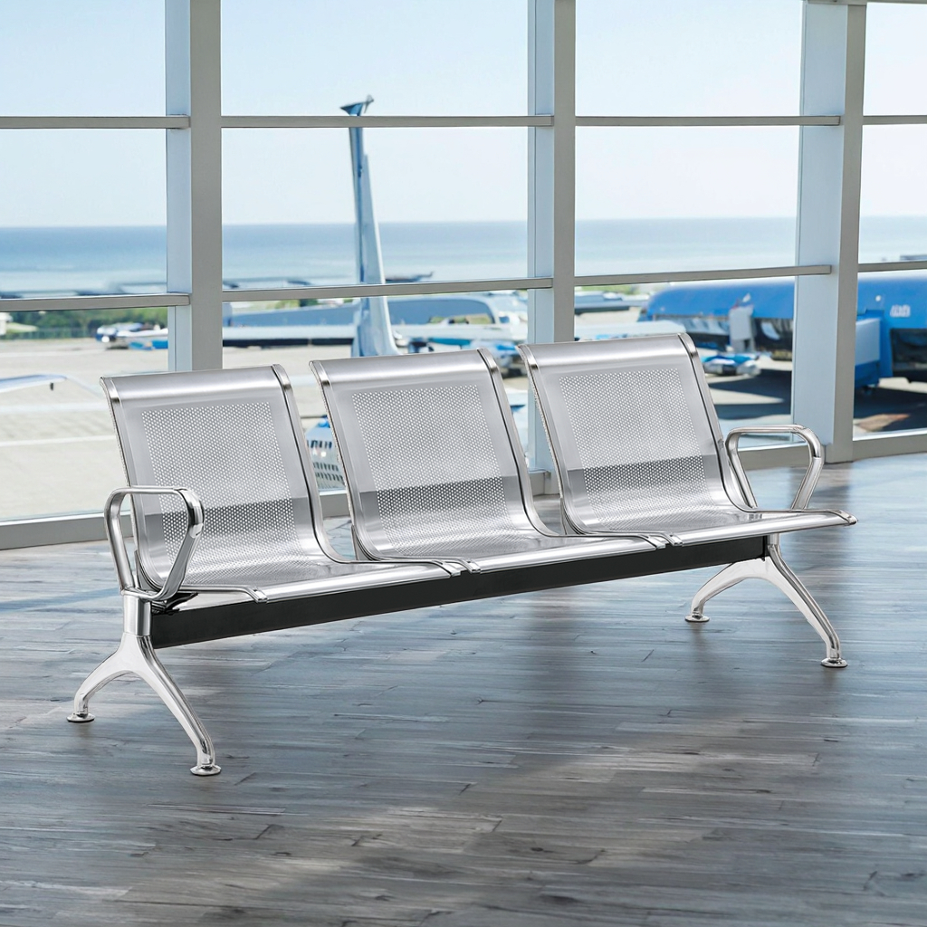 Stainless Steel Seating Systems 520mm Width Commercial Applications