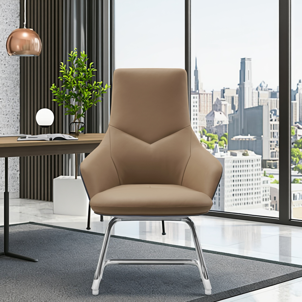 Durable Modern Ergonomic Leather Executive Student Chair