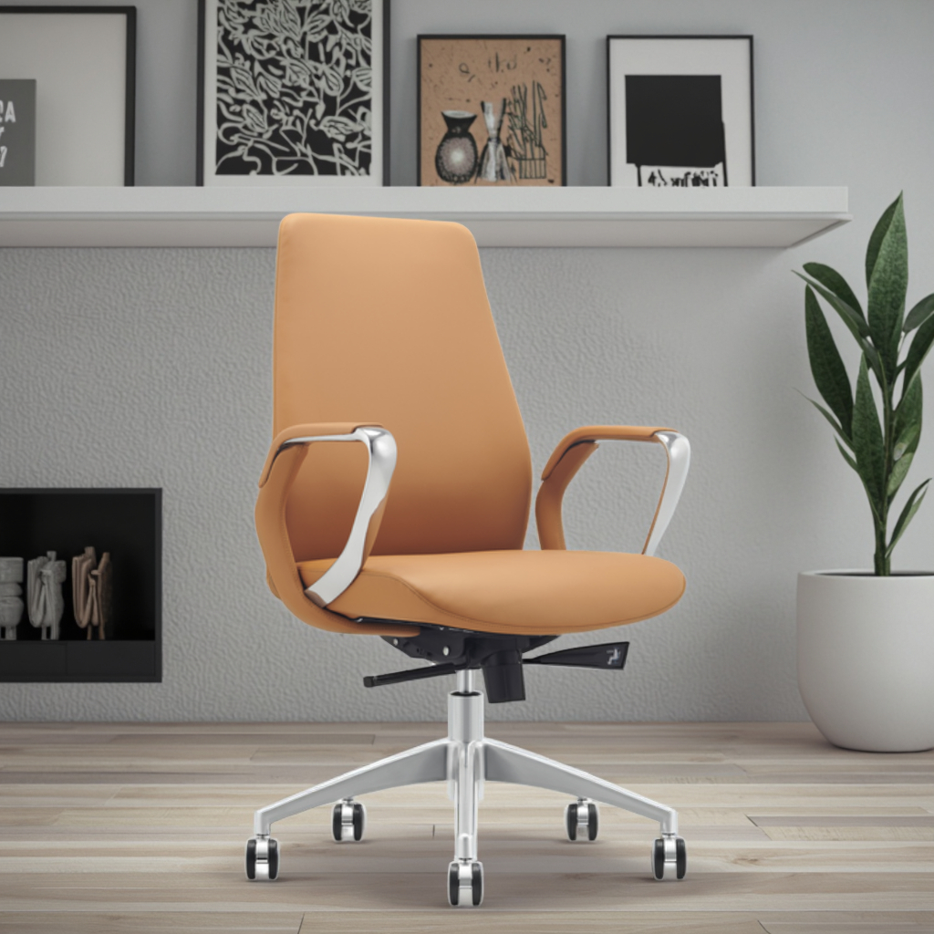 Managers Office Chair Removable Back Pad Leather Armrest Surface Professional Installations