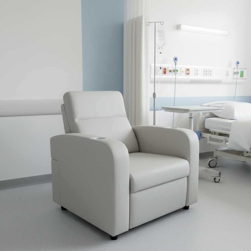 Advanced Patient Chair Hospital Furniture Steel Eco-Friendly Durable Commercial Use