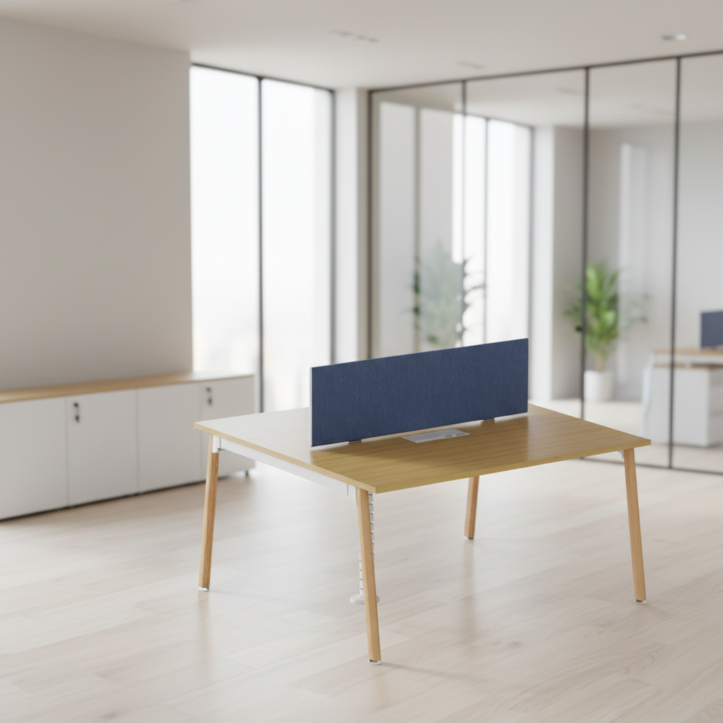 Professional Workstation Cabinet Support Aluminum Legs Office Desk Storage System Modern Layout